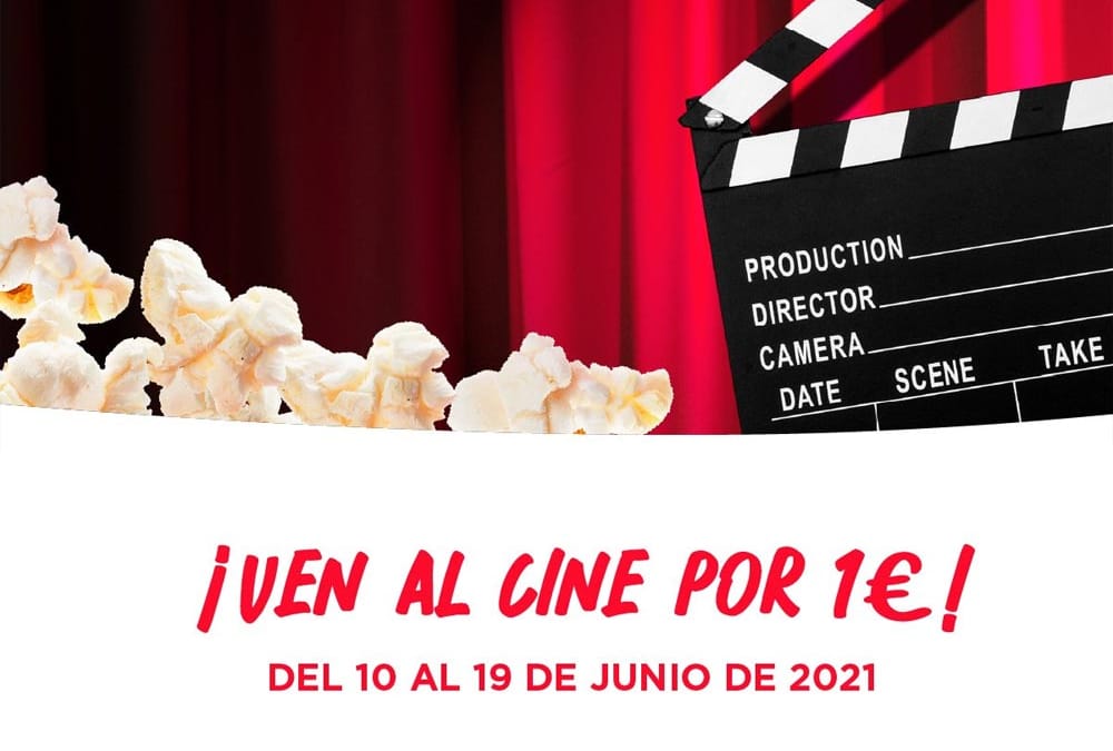 ¡Ven al cine por 1€!