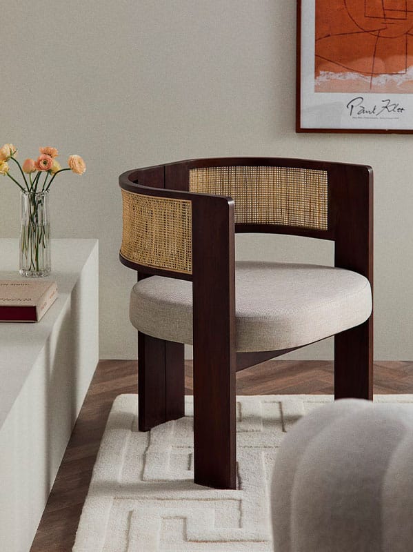 Silla Lounge de caoba H&M