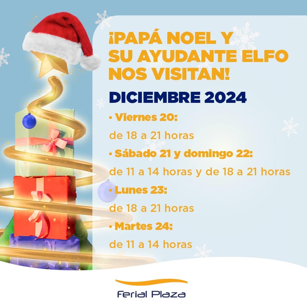¡Papá Noel y su ayudante elfo nos visitan!