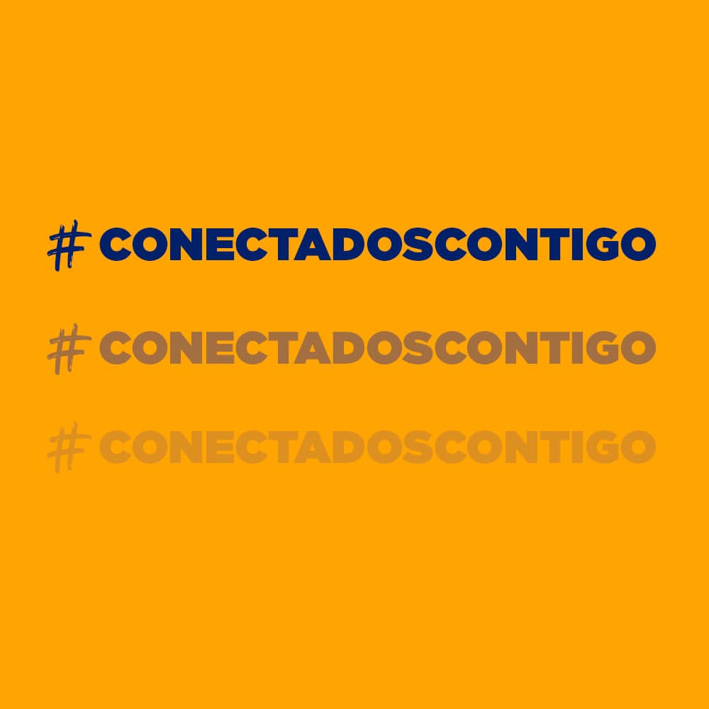 hastag #conectadoscontigo