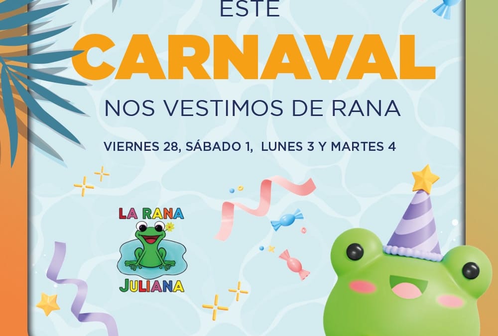 🎭✨ ¡Carnaval en Ferial Plaza con La Rana Juliana! ✨🎭