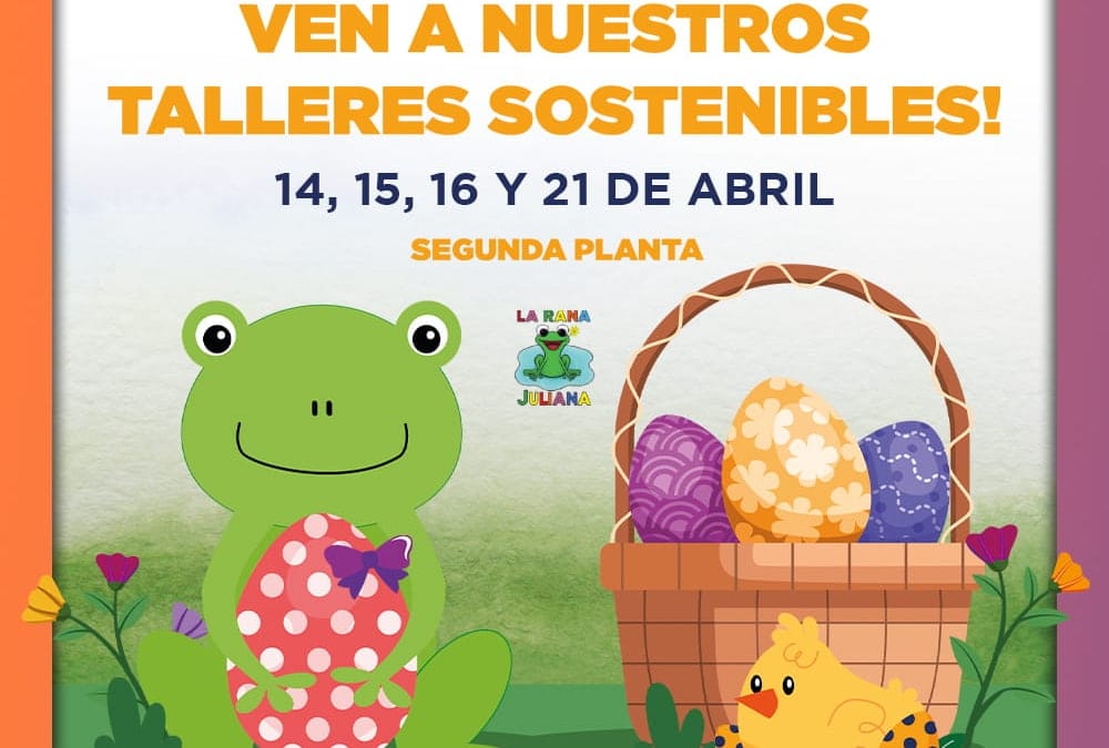 🐸🌱 Talleres sostenibles con la rana Juliana 🌱🐸