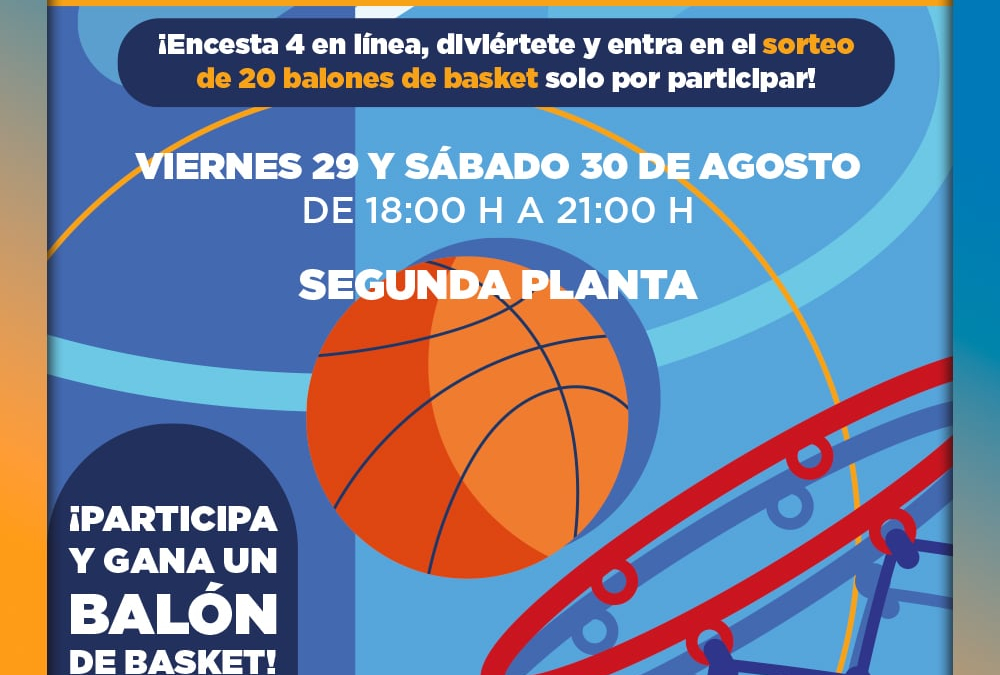 🏀 ¡Llega Conecta 4 Basket a Ferial Plaza! 🏀