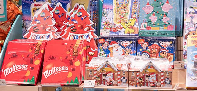 CALENDARIO DE ADVIENTO DE DULCES NORMAL