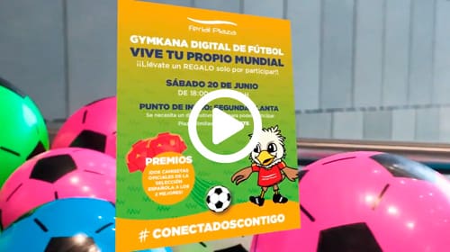 Gymkana Digital del Mundial 2026 en Ferial Plaza