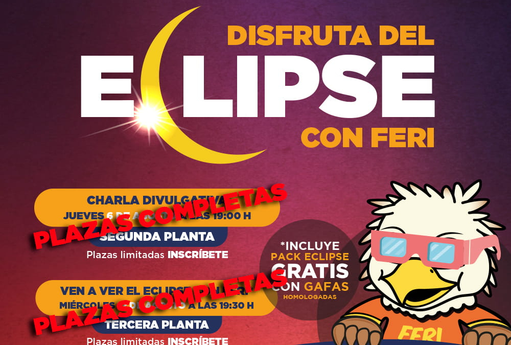 Disfruta del eclipse con Feri ☀️🌑